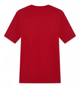 EA7 Lux Identity T-shirt rouge