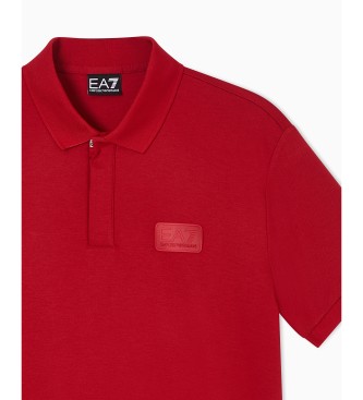 EA7 Polo Lux Identity rood