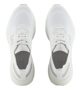 EA7 Maverick Knit Sneakers white