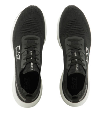 EA7 Maverick Knit Sneakers zwart