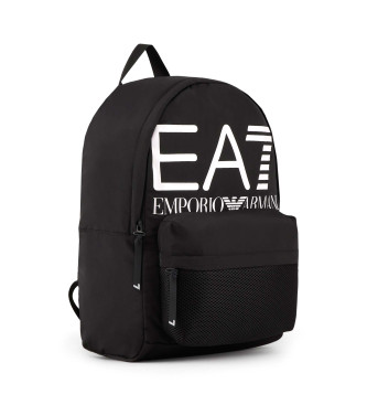 EA7 Zaino con maxi logo nero