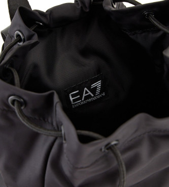 EA7 Plecak Logo Tape czarny