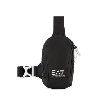 EA7 Lille rund rygsk Logo sort