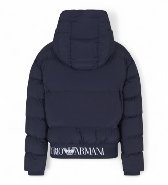 EA7 Mountain M dunjakke med h�tte navy