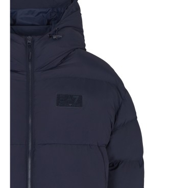 EA7 Mountain M dunjakke med h�tte navy