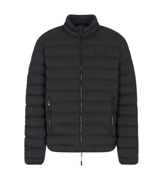 EA7 Casaco Mountain Eco Down Mdio preto