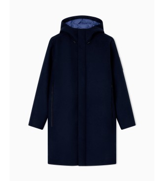 EA7 Parka Mountain Tech marine
