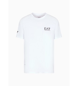 EA7 Biała koszulka tenisowa Ventus7