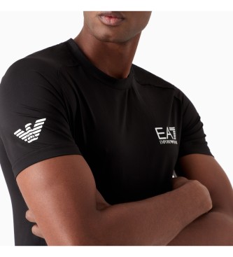 EA7 Koszulka tenisowa Ventus7 czarny