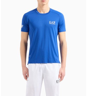 EA7 Tennis Ventus7 T-Shirt blau