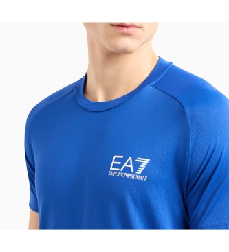 EA7 Tennis Ventus7 blauw T-shirt