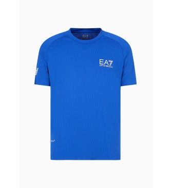 EA7 Tennis Ventus7 T-Shirt blau