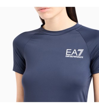 EA7 Marineblaues Sporthemd