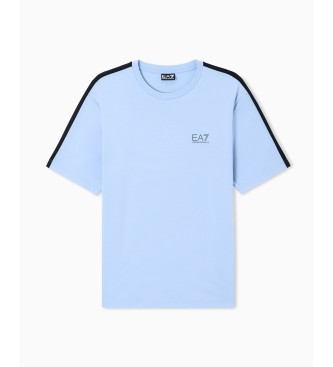EA7 Majica Natural Ventus blue