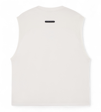 EA7 Camiseta  Top Natural Ventus blanco