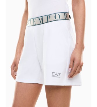 EA7 Calções de tecido técnico Natural VENTUS7 Dynamic Athlete branco