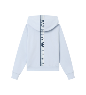 EA7 Sweatshirt Natural Ventus blau