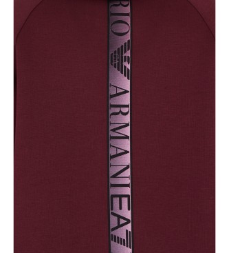 EA7 Natural Ventus7 maroon sweatshirt