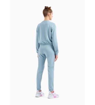 EA7 Trainingspak Natural Ventus7 blauw