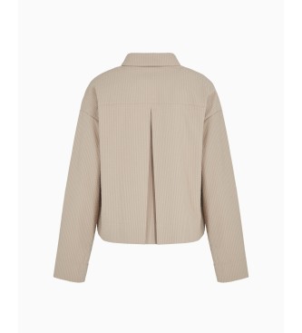 EA7 Brown Outerwear Jacket