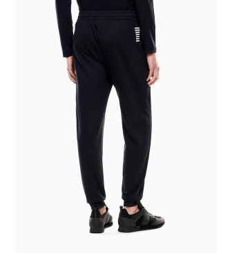 EA7 Pantaloni in cotone blu navy Core Identity