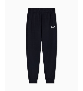 EA7 Pantaloni in cotone blu navy Core Identity