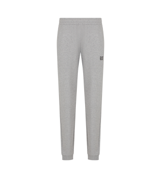 EA7 Katoenen joggingbroek Core Indetity grijs