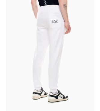 EA7 Tracksuit broek Logo serie wit katoen