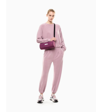 EA7 Interlock trousers Precious pink