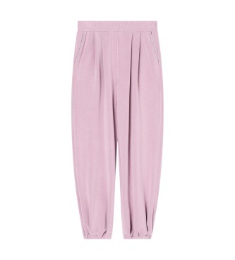 EA7 Interlock trousers Precious pink