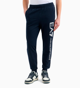EA7 Logo Series navy trousers