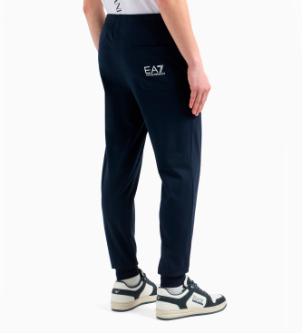 EA7 Logo Series navy trousers