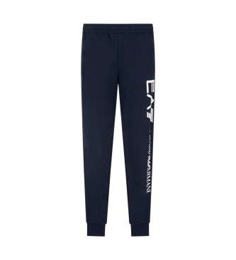 EA7 Logo Series navy trousers
