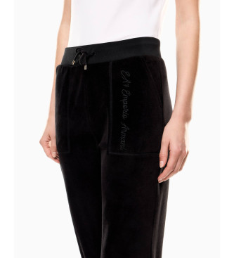 EA7 Pantaln Athletic Velour negro
