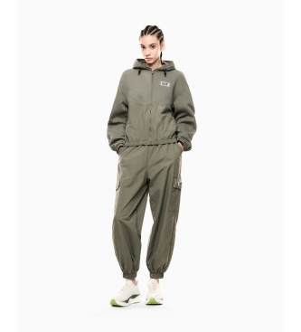 EA7 Pantaloni cargo verdi Contemporary Sport
