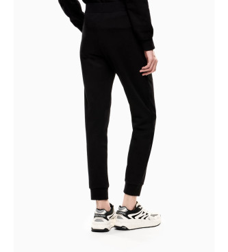 EA7 Fancy Strass Hose schwarz