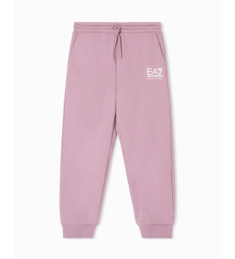 EA7 Visibility tracksuit bottoms in pink blend