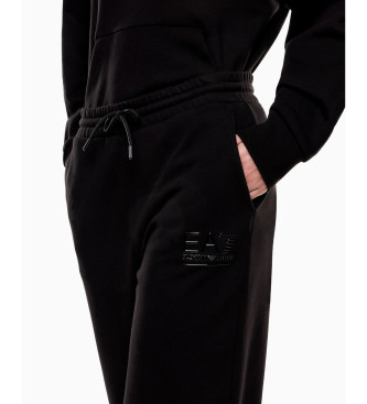 EA7 Visibility tracksuit bottoms in black blend