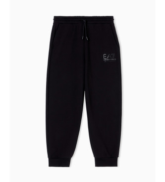 EA7 Visibility tracksuit bottoms in black blend