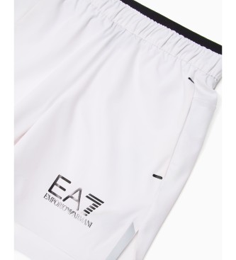 EA7 Pantaloncini da tennis bianchi Pro