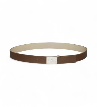 EA7  Brown reversible belt