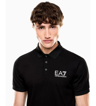 EA7 Polo 7 Lijnen zwart