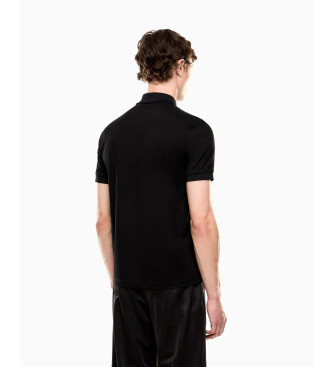 EA7 Polo 7 Lijnen zwart