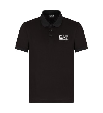 EA7 Polo 7 Lijnen zwart