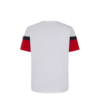 EA7 Tennis Club M T-Shirt weies Poloshirt