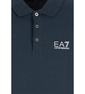 EA7 Core navy polo shirt