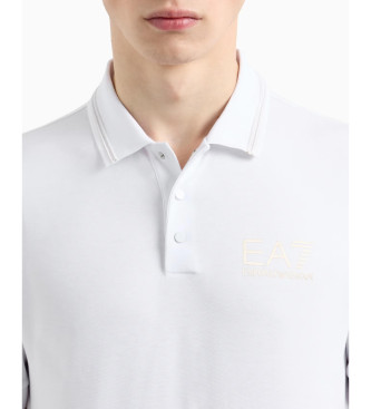 EA7 Gold Label kortrmet poloshirt hvid