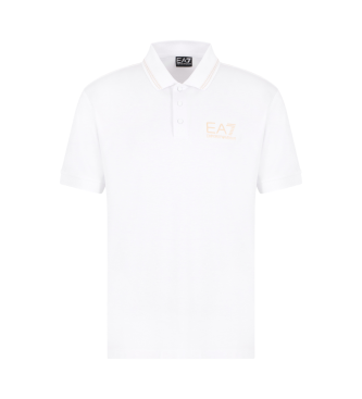 EA7 Gold Label kortrmet poloshirt hvid
