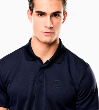 EA7 Blauwe Polo Golf Pro