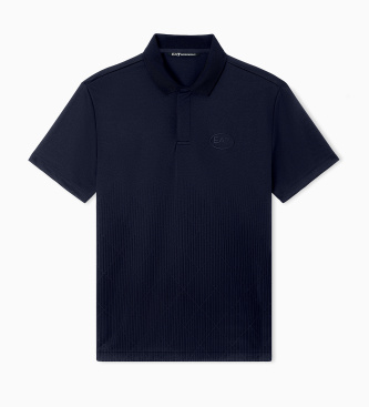 EA7 Blauwe Polo Golf Pro